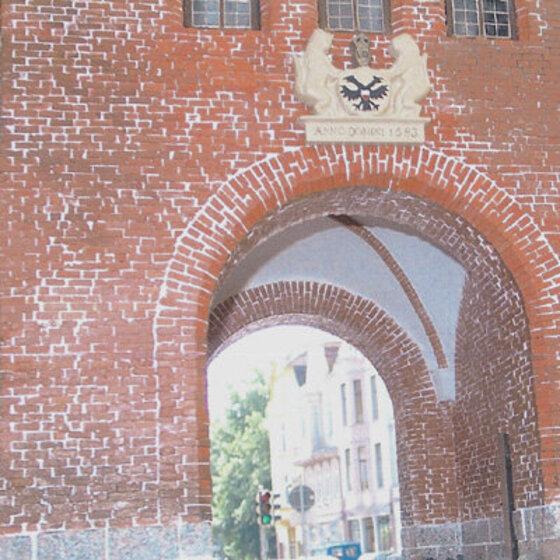 Inneres Mühlentor Durchgang Stadtseite