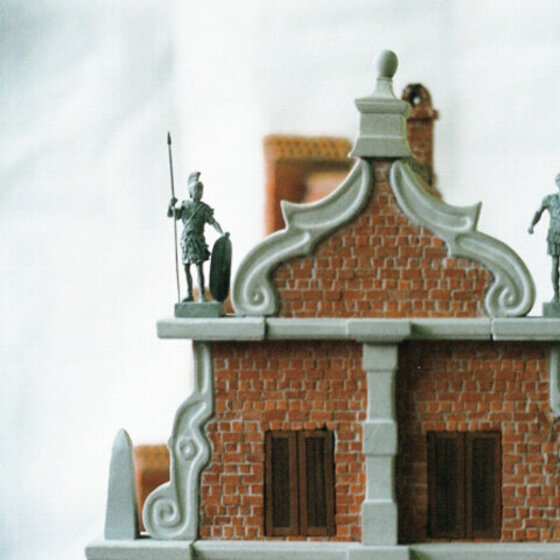 Äußeres Holstentor Detail Giebel Aussenseite