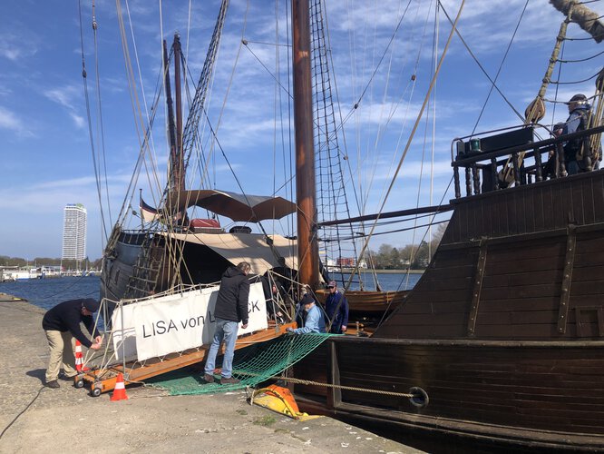 Erstes Anlegen in Travemünde 7