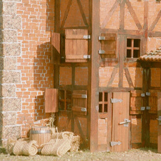 Inneres Holstentor Budenanbauten