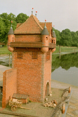 Inneres Holstentor Südansicht Stadtseite